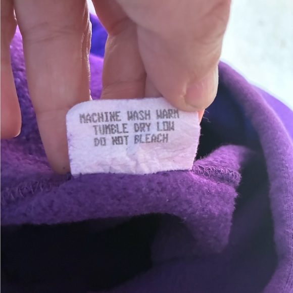 Vintage 90’s Purple San Francisco Graphic Hoodie XL - Picture 12 of 12